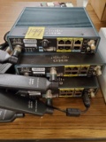 3 Cisco 810 Series Routers