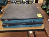 2 Cisco 1900 Series Routers