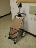 Quickset Tripod Head & Dolly Cart Mobile Pedestal Stand