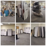 Contents of Main Room on Floor #2 - Cubicles & Misc.