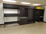 Breakroom Kiosk Approx. 18 1/2' L x 3'D x 7'8