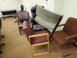 Chairs, Desk, Folding Table- Remaining Furniture in Conference Room