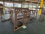 4 Metal Pallet Racks - Approx. 7'8