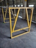 Yellow Metal Pallet Racks - Approx. 7'8