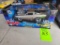 Muscle Machines 1966 Mustang Silver w Black Stripe 1:18 Scale