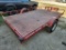 Single Axle Trailer 12' - Metal Floor