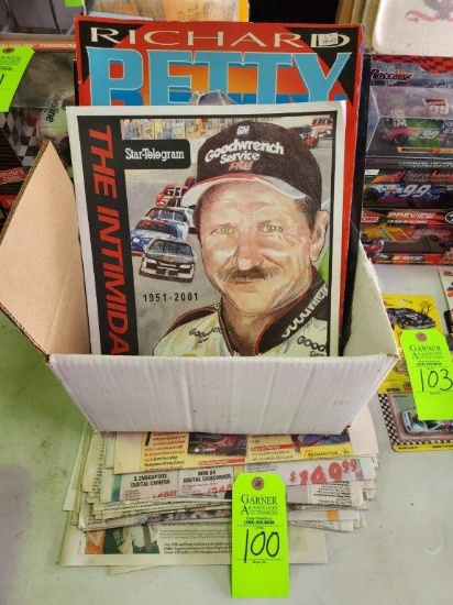 Nascar Memorabilia & Newspapers