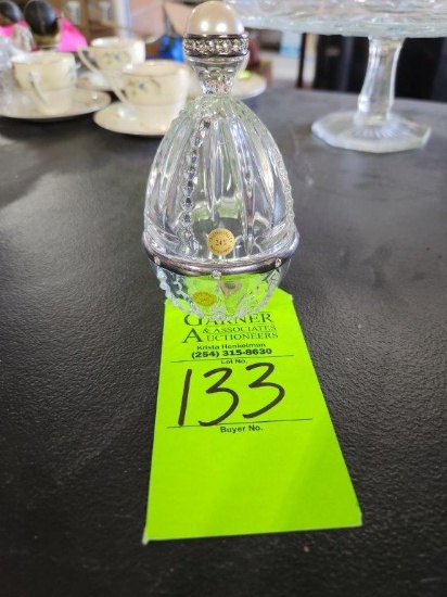 Bleikristall Lead Crystal Egg Trinket Dish - Made in Germany