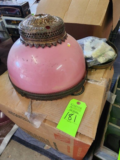 Pink Victorian Light Globe