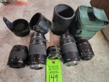 Canon Camera Lenses & Case