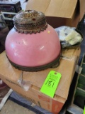 Pink Victorian Light Globe