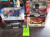 4 Die-Cast Collectible Cars