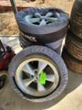 P Zero Nero 235/55ZR17 Set of 4 Wheels (Ford) & Tires