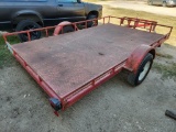 Single Axle Trailer 12' - Metal Floor