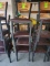 4 Restaurant Padded Chairs