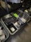 Tote of 10 Napkin Dispensers & SS Inserts