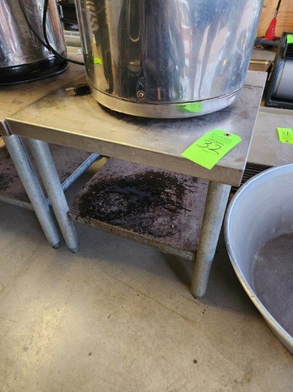 Stainless Steel 2 Tier Table