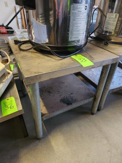 Stainless Steel 2 Tier Table