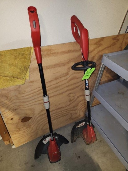2 Homelite Electric Weed Trimmers