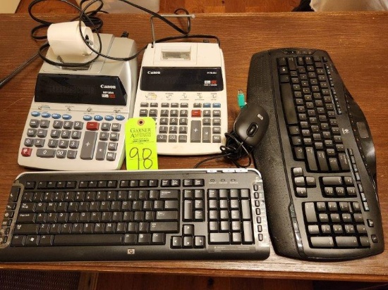 2 Keyboards & 2 Calculators