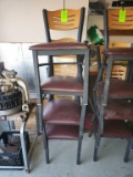 4 Restaurant Padded Chairs