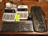 2 Keyboards & 2 Calculators