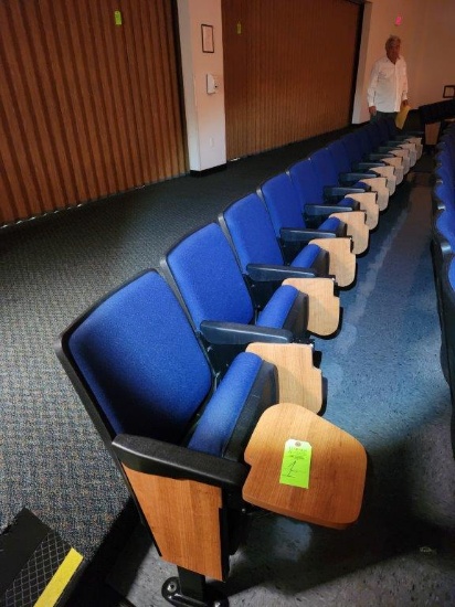 Auditorium / Theater Seating with Writing Pad - 12 Chairs