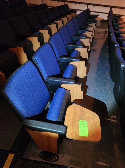 Auditorium / Theater Seating with Writing Pad - 10 Chairs