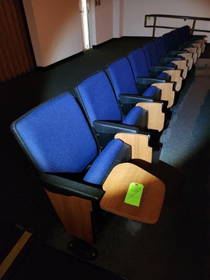 Auditorium / Theater Seating with Writing Pad - 10 Chairs