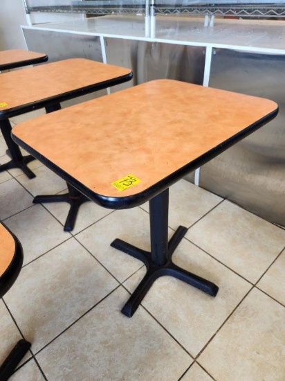 Restaurant Laminate Top Table 27" x 21"