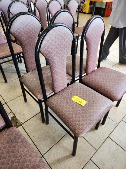 4 Restaurant Padded Chairs