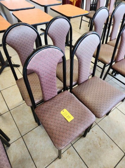 4 Restaurant Padded Chairs