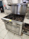 Gusto 6 Burner Gas Range w/ Standard Oven