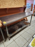 Stainless Steel Top Table 6'