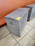 Galvanized Rolling Storage Bin