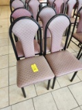 4 Restaurant Padded Chairs