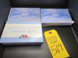 2009 & 2- 2010 United States Mint Proof Set S