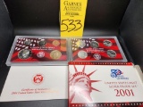 2001 United States Mint Silver Proof Set S