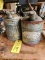2 Small Metal Gas Cans