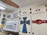 All Wall Hangings on Kitchen Cabinets & Hanging Spice Rack