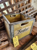 Borden's Wood Milk Crate