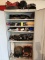 Metal Cabinet & Contents - Misc. Motorcycle Parts