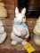 David's Cookies Easter Rabbit Cookie Jar