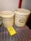 Small Crock & Marshall Pottery Crock, Marshall TX