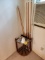 Pool Cues, Pool Cue Rack, Chalk & Misc.
