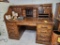 Bradford Oak Roll Top Desk