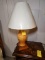 Lamp with Wood Base