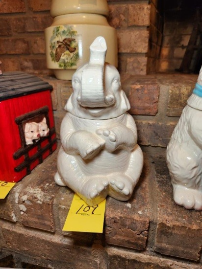 Elephant Cookie Jar