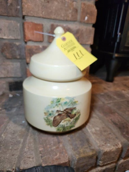 Cookie Jar with Duck Painted