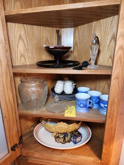 Contents of Corner Cabinet